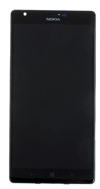 Дисплей для Nokia Lumia 1320 з рамкою чорний 01438 фото