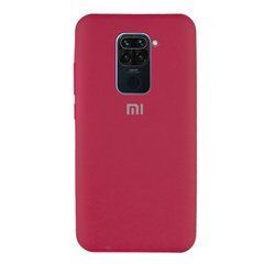 Чехол силиконовый Silicone Case для Xiaomi Redmi Note 9 Rose Red 18150 фото