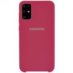 Чехол силиконовый Silicone Case для Samsung A415F A41 (2020) Rose Red 17958 фото