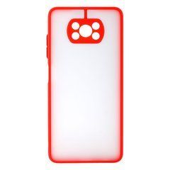 Чехол Shadow Matte Case Xiaomi Poco X3 красный 23826 фото