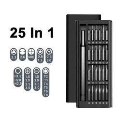 Набор инструментов 25в1 Plastic Case магнитный черный 27036 фото