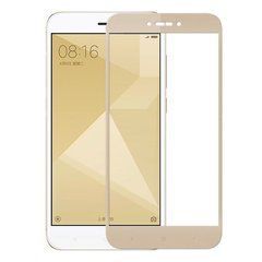 3D Защитное стекло для Xiaomi Redmi 4X золотой 07520 фото