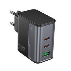 Сетевое зарядное устройство Hoco CS75A 70W USB+2хType-C PD+QC3.0 черный 31780 фото