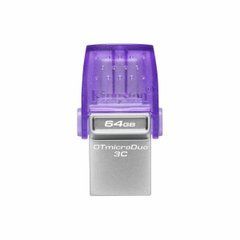 Флеш память Kingston USB 3.2 DT microDuo 3C 64GB (Type-A/Type-C) (200Mb/s) 27266 фото