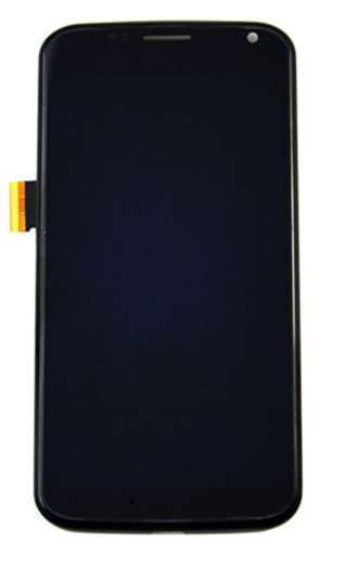 Дисплей для Motorola XT1052 Moto X (XT1053, XT1055, XT1056, XT1058, XT1060) с рамкой черный 08144 фото