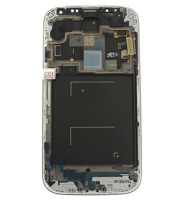 Дисплей для Samsung i9500 Galaxy S4 з рамкою червоний 02560 фото
