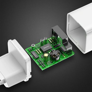 Мережевий зарядний пристрій Baseus FC67E Charging Quick Charger White (CCALL-BX02) 14350 фото