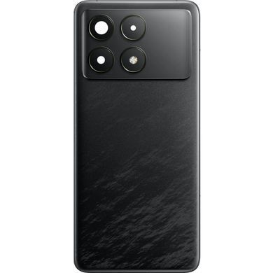 Задняя крышка для Xiaomi Poco F6 Pro, Redmi K70 черная со стеклом камеры оригинал Китай 33539 фото
