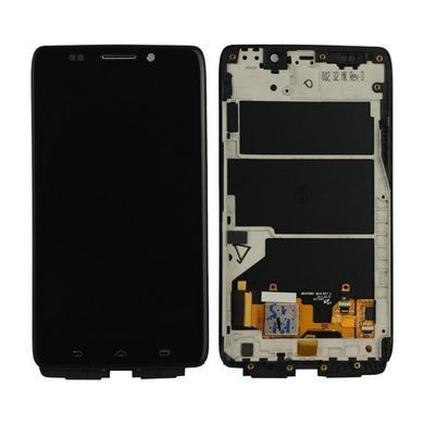 Дисплей для Motorola XT1080 Droid Ultra з рамкою чорний 05310 фото