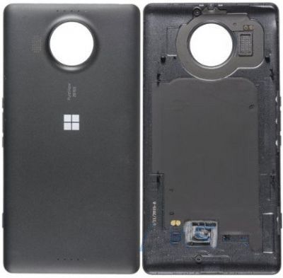 Задняя кришка для Microsoft (Nokia) Lumia 950 XL Dual Sim черная Оригинал Китай 08637 фото