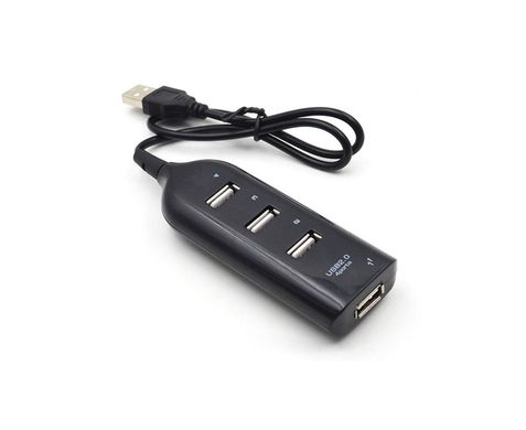 USB Hub 4 порта 1 m черный 25829 фото