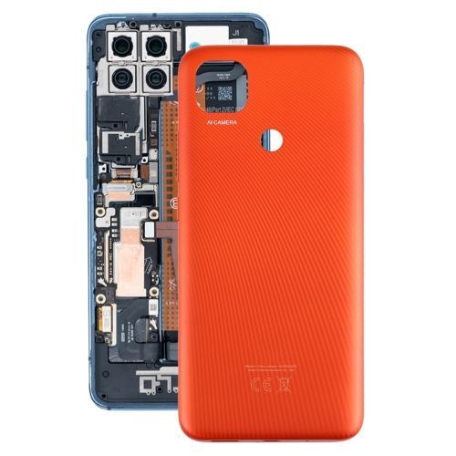 Задняя крышка для Xiaomi Redmi 9C, Redmi 9C NFC оранжевая 05029 фото