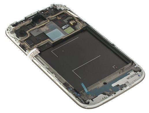 Дисплей для Samsung i9500 Galaxy S4 з рамкою червоний 02560 фото