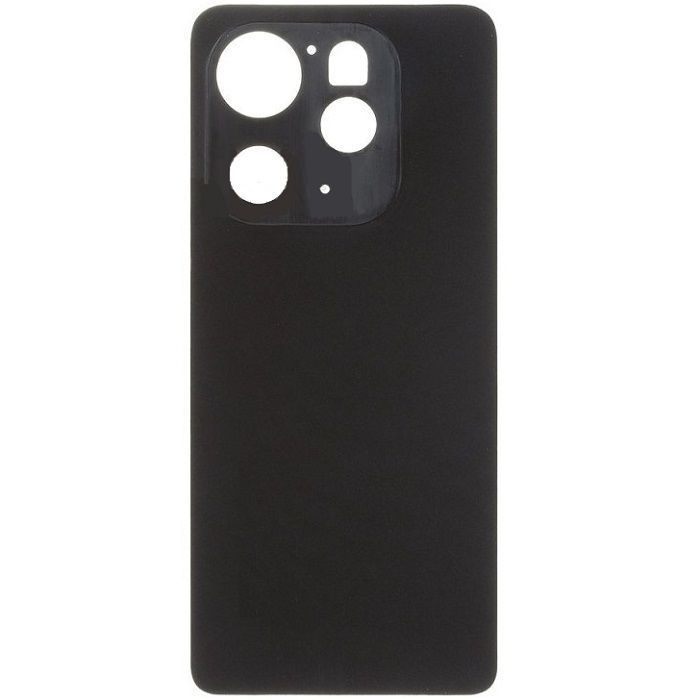 Задняя крышка для Tecno Spark 20 Pro KJ6 черная, Moonlit Black 32789 фото
