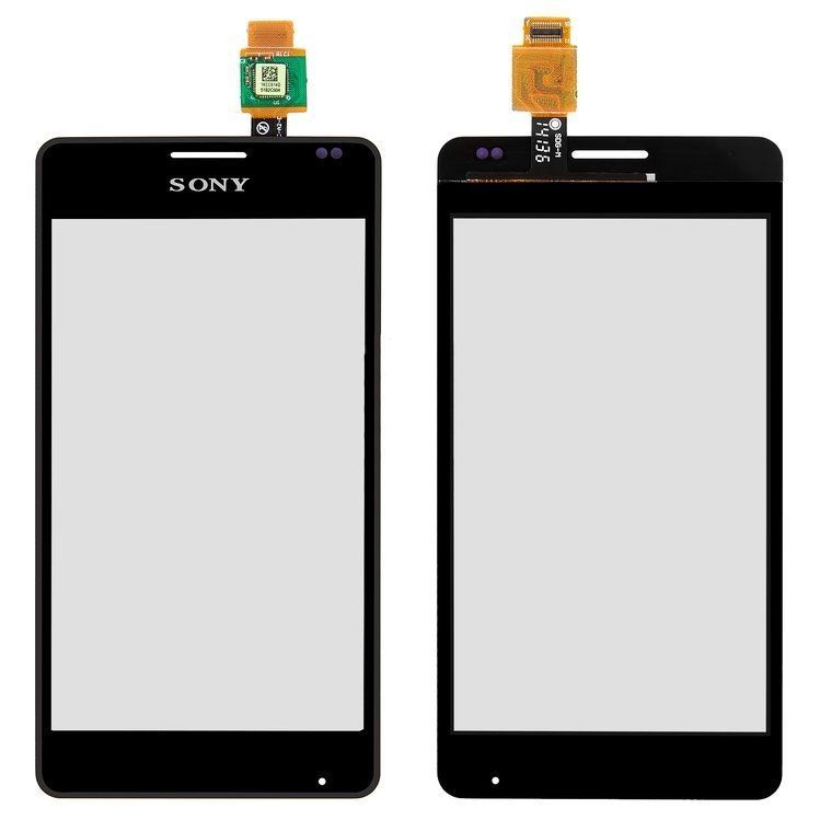 Сенсор (тачскрин) Sony D2004, D2005, D2104, D2105, D2114 Xperia E1 черный Оригинал Китай 05961 фото