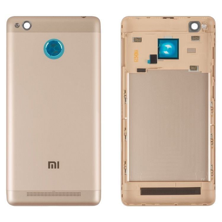 Задня кришка для Xiaomi Redmi 3s, Redmi 3 Pro золотиста 06467 фото