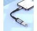 Адаптер Перехідник Hoco UA24 Lightning - USB 2.0 сірий 29041 фото 2