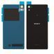 Задняя крышка для Sony D6502, D6503 Xperia Z2 черная Оригинал Китай 08473 фото