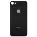 Задняя крышка для Apple iPhone 8 черная, с маленьким отверстием под камеру, копия 21196 фото