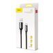 Кабель Baseus C-Shaped Light Intelligent Power-Off Type-C QC3.0 3A (1 метр) (CATCD-01) черный 18017 фото 5