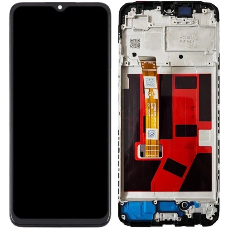 Дисплей для Oppo A18 CPH2591, A38 (2023) CPH2579 с рамкой черный Оригинал Китай 29890 фото