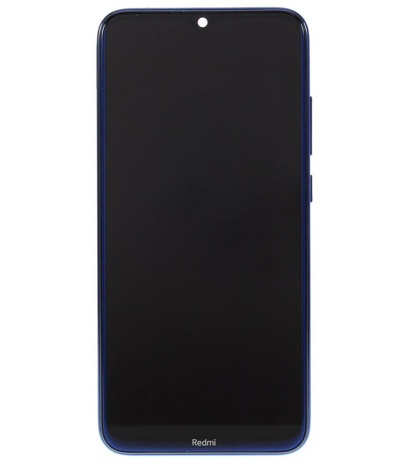Дисплей для Xiaomi Redmi Note 8 с рамкой синий Neptune Blue Оригинал Китай 23249 фото