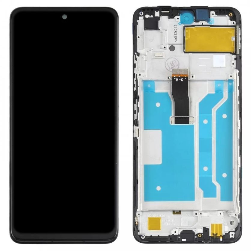 Дисплей для Huawei P Smart 2021 PPA-LX2, Honor 10X Lite, Y7a с рамкой черный 22917 фото