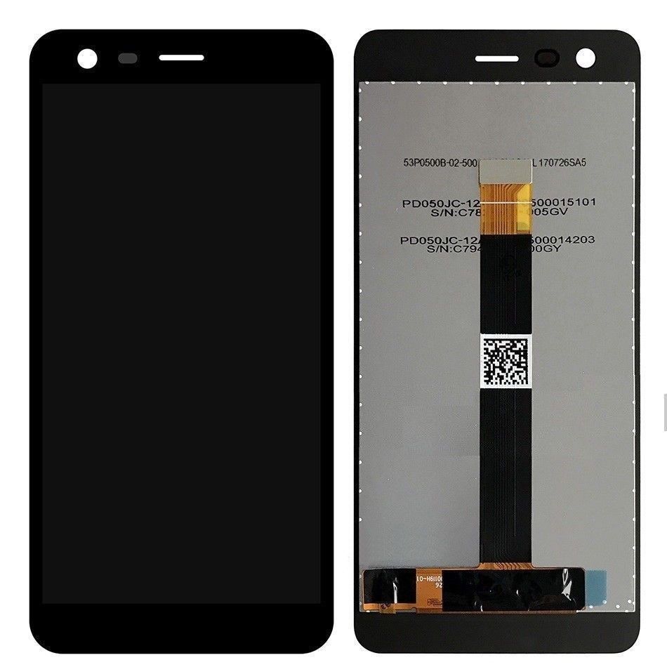 Дисплей для Nokia 2 TA-1007, Dual Sim TA-1029, TA-1035 черный 10019 фото