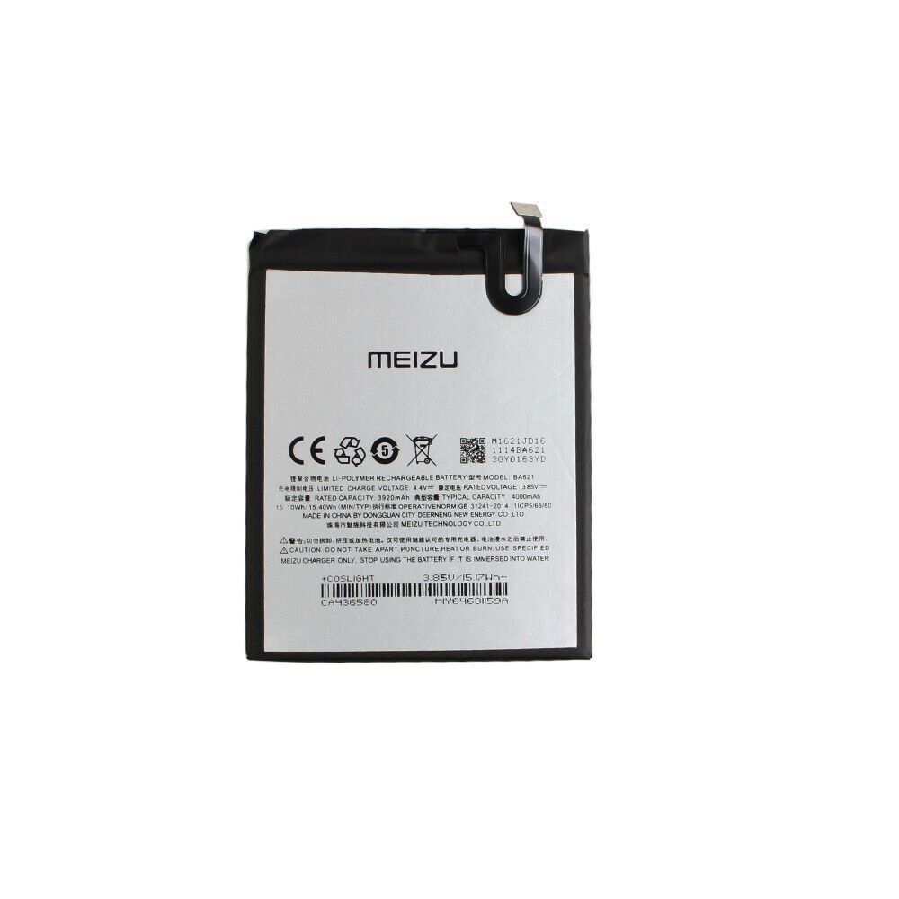 Аккумулятор Meizu BA621 для Meizu M5 Note, 4000 mAh, высококачественная копия 15854 фото