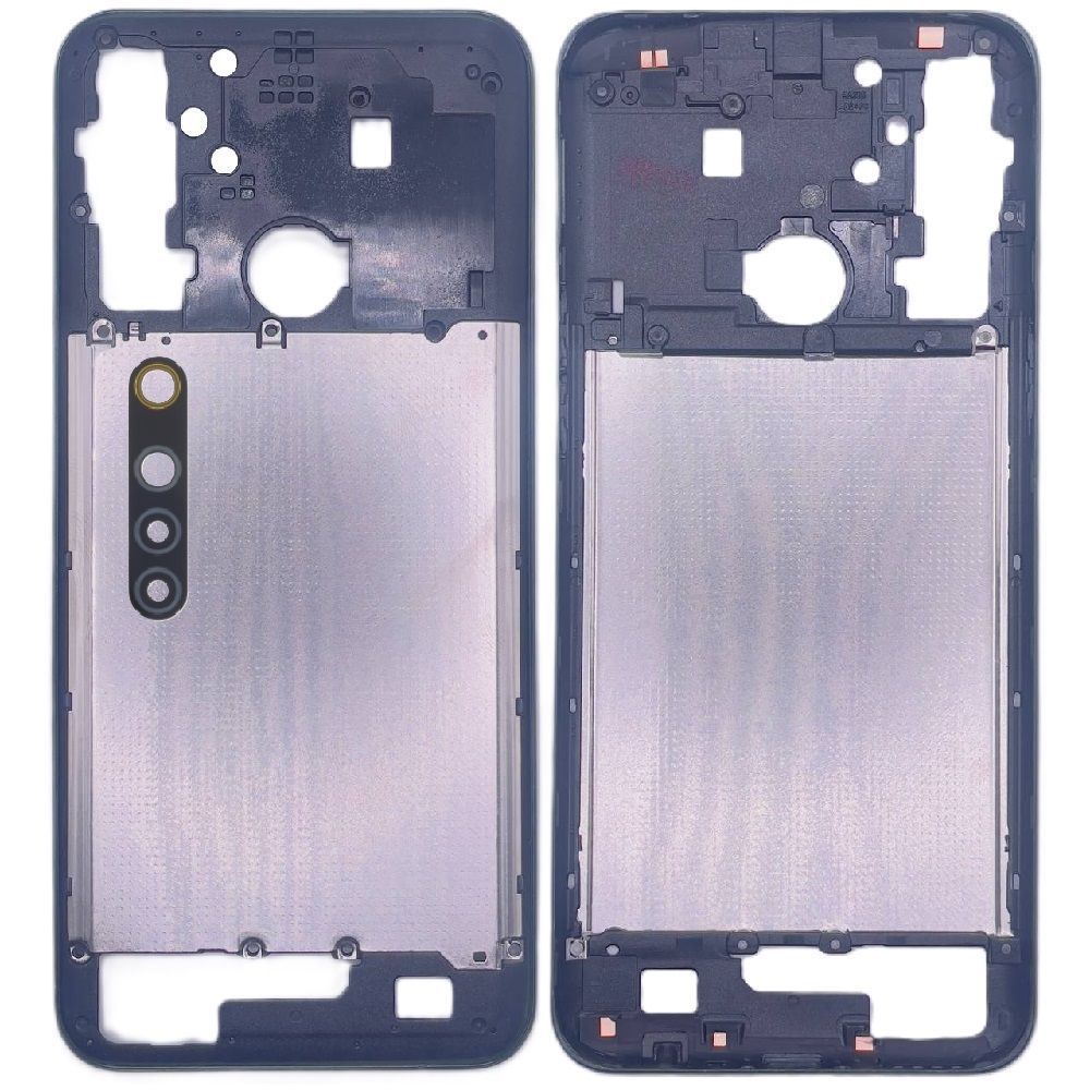 Рамка корпусу Realme 6i RMX2040 зеленая, Green Tea со стеклом камеры 33641 фото