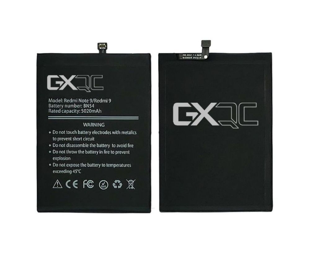 Аккумулятор BN54 GX для Xiaomi Redmi Note 9, Redmi 9, Redmi 10X 5020mAh 25742 фото