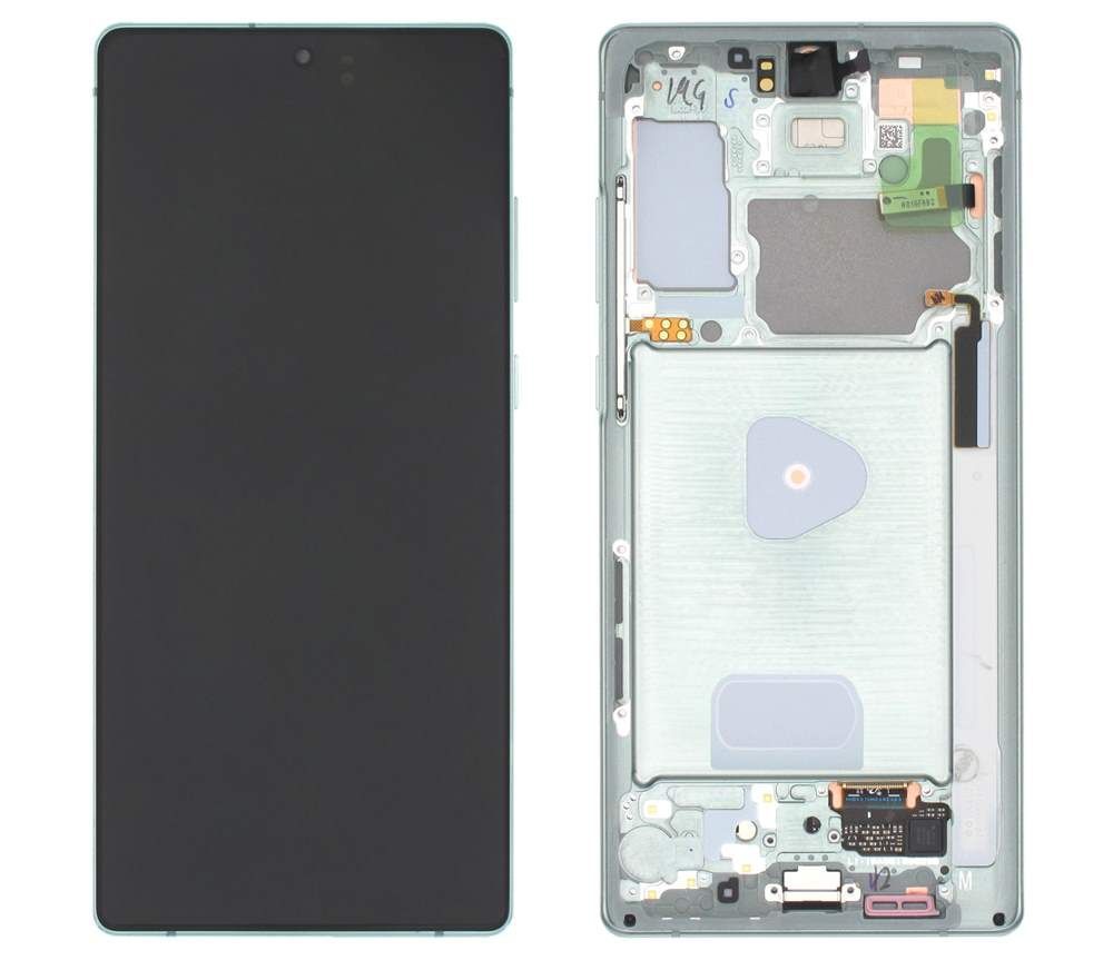 Дисплей для Samsung N980, N981 Galaxy Note 20 з рамкою зелений (GH82-23495C) Оригінал 27458 фото