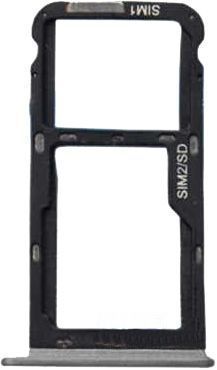 Держатель Sim-карты и карты памяти Meizu M5c (M710H) серебристый 11213 фото