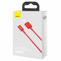 Кабель Baseus Superior Series Fast Charging Lightning 2.4A (1m) (CALYS-A09) красный 24187 фото