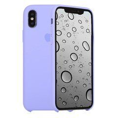 Чехол силиконовый Silicone Case для Apple iPhone X, iPhone XS Lilac 25227 фото