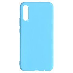 Чехол силиконовый для Samsung A022F A02 (2021) синий 25115 фото
