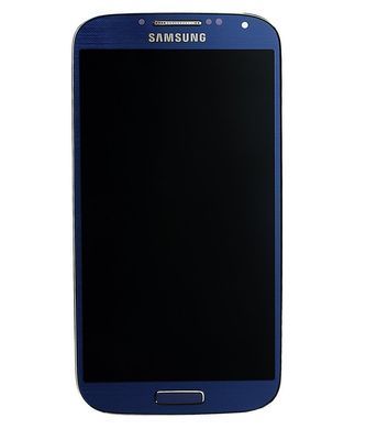 Дисплей для Samsung i9500 Galaxy S4 с рамкой синий 02561 фото