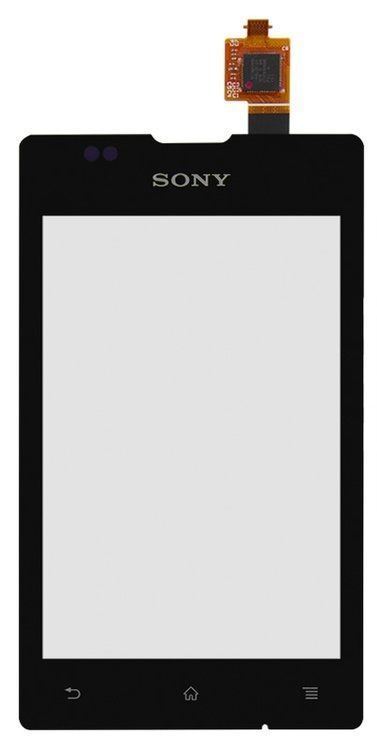 Сенсор (тачскрин) Sony C1503, C1504, C1505, C1604, C1605 Xperia E черный 00489 фото