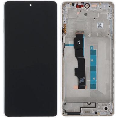 Дисплей для Xiaomi Redmi Note 13 5G 2312DRAABG, 2312DRAABI с рамкой белый TFT 30342 фото