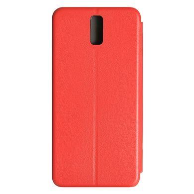 Чехол-книжка Premium Case под кожу Xiaomi Redmi 8A красный 16588 фото
