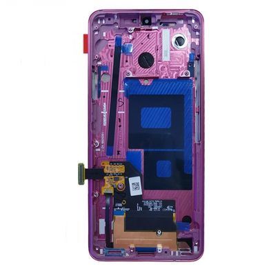 Дисплей для LG G7 ThinQ G710EM с рамкой розовый Оригинал Китай 23117 фото