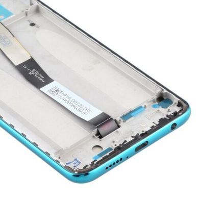 Дисплей для Xiaomi Redmi Note 9 Pro, Redmi Note 9S, Redmi Note 9 Pro Max з рамкою синій 20514 фото