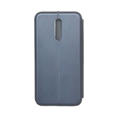 Чехол-книжка Premium Case под кожу Ulefone Note 8,Note 8P синий 19400 фото