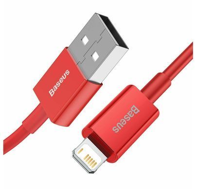 Кабель Baseus Superior Series Fast Charging Lightning 2.4A (1m) (CALYS-A09) красный 24187 фото