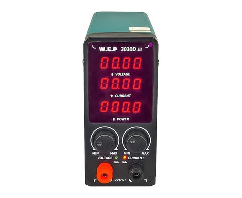 Блок питания WEP 3010D-III, 30V, 10A, импульсный, с цифровой индикацией (V/A/W) 28813 фото