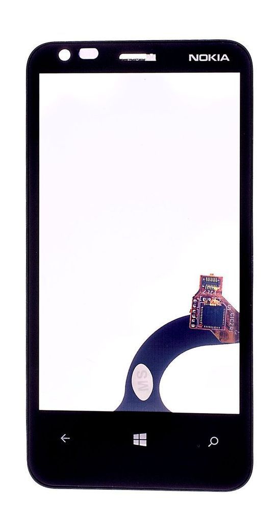 Сенсор (тачскрин) Nokia Lumia 620 и рамкой черный Оригинал Китай 01648 фото