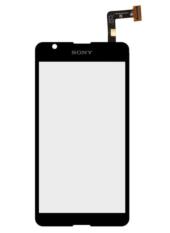 Сенсор (тачскрин) Sony E2003, E2006, E2053 Xperia E4g черный 00539 фото