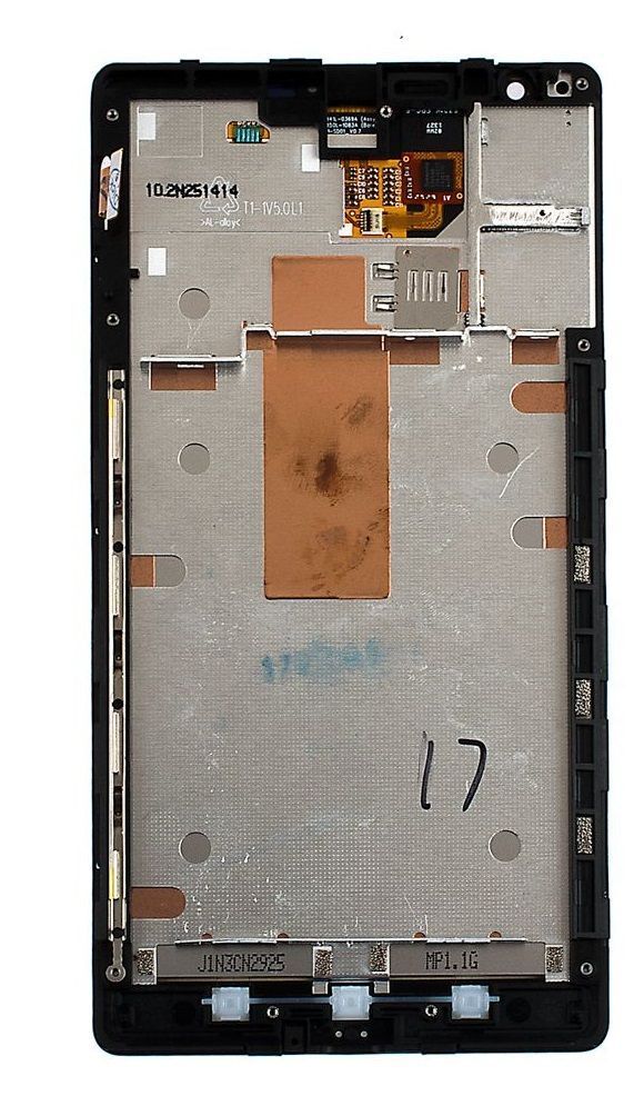 Дисплей для Nokia Lumia 1520 с рамкой черный 01439 фото