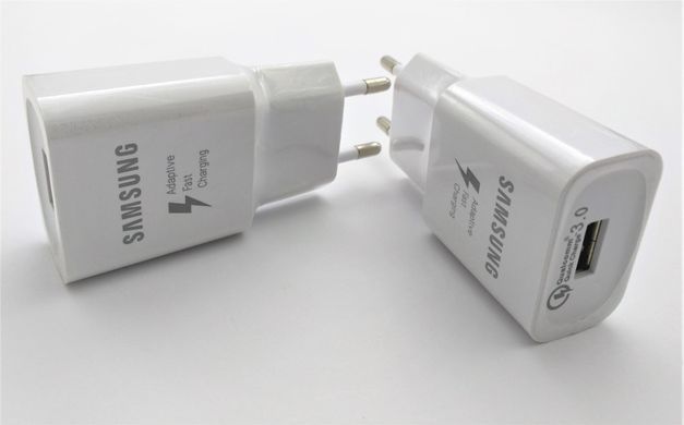 Мережевий зарядний пристрій для Samsung S8 (ETA-S90 RWS) 2A Quick Charge 3.0 білий 14708 фото