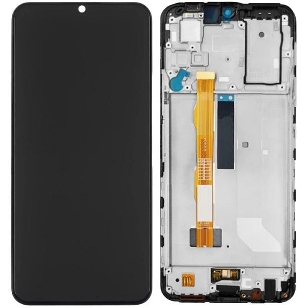 Дисплей для Vivo Y31 2021 с рамкой черный Оригинал Китай 30290 фото